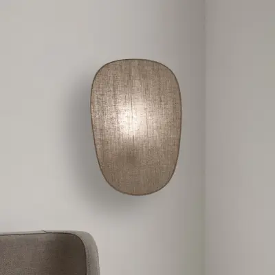 MARKET SET - Screen 70's vägglampa Höjd 40 cm jute textil