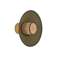 MARKET SET - Singapour vägglampa, khaki/curry