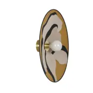 MARKET SET - Sonia Laudet vägglampa Ø 60 cm curry