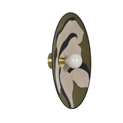 MARKET SET - Sonia Laudet vägglampa Ø 60 cm khaki