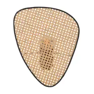 MARKET SET - Vägglampa Screen, 42 cm hög, natur, rotting