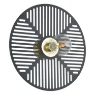 MARKET SET - Waterlily vägglampa svart