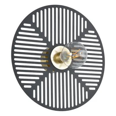 MARKET SET - Waterlily vägglampa svart