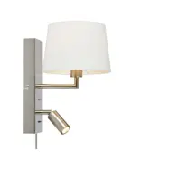 Markslöjd - Como 2 Vägglampa Stål/Vit