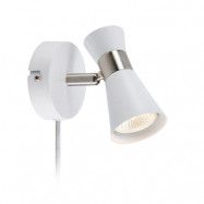 Markslöjd - Folie Vägglampa Vit/Nickel