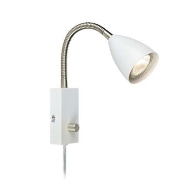 Markslöjd Lampor - Ciro Flex Vägglampa White/Steel Markslöjd