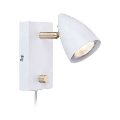 Markslöjd - Ciro Vägglampa White/Brass Markslöjd