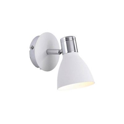 Markslöjd - Huseby Vägglampa Chrome/White Markslöjd
