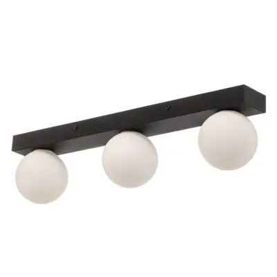 Markslöjd - Mini 3 Vägglampa IP44 Svart/Vit