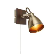 Markslöjd NATIVE Vägglampa 1L Brun/Antik