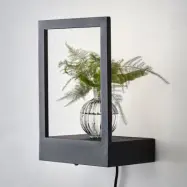 Markslöjd - Pablo LED-vägglampa, svart, stickkontakt, strömbrytare