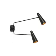 Markslöjd - Peak 2 Vägglampa Black