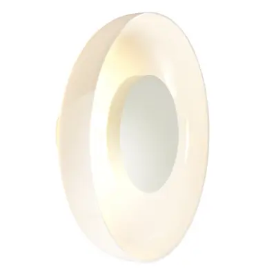 MARSET - Aura LED-vägglampa, Ø 25 cm, opal