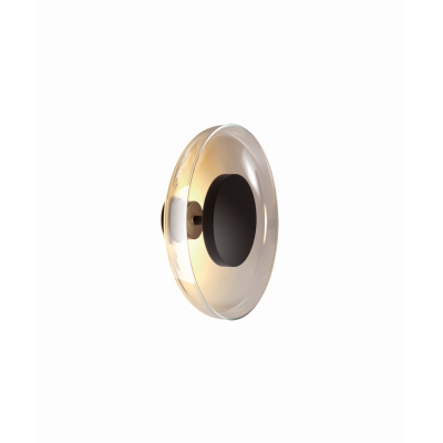 MARSET - Aura Plus Vägglampa On/Off Transparent Smoked