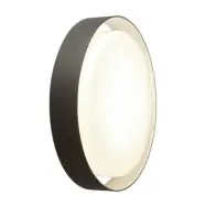 MARSET - Plaff-On Vägglampa/Plafond Ø50 IP54 Black -