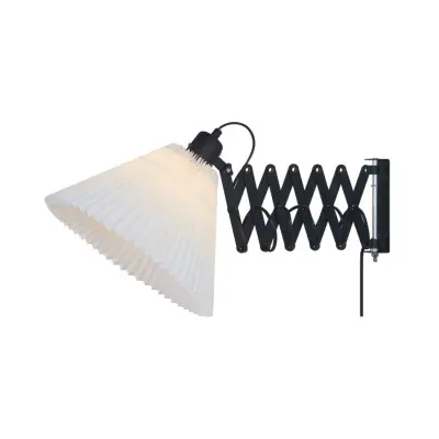 Medina vägglampa, svart/vit