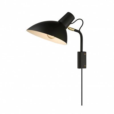 Metropole vägglampa, svart