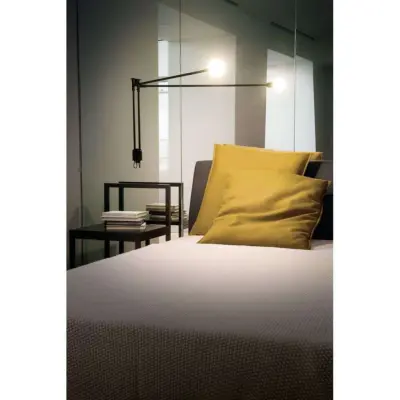 Mini Potence Pivotante vägglampa grå, 2700K Nemo Lighting - Aluminium