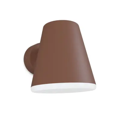Belid Mist outdoor vägglampa rust struktur