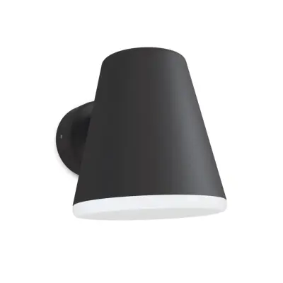 Belid Mist outdoor vägglampa svart struktur