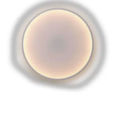 Muuto - Calm Vägglampa Ø90 White/Grey