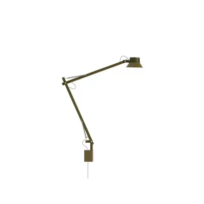 Muuto - Dedicate Vägglampa L2 Brown Green