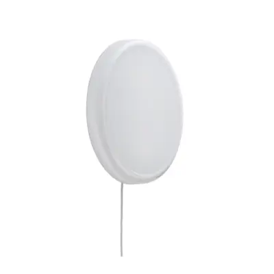 Muuto Looped tak-/vägglampa, vit m. in-line dimmer&plug