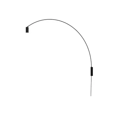 Nemo - Fox LED Vägglampa Black Lighting