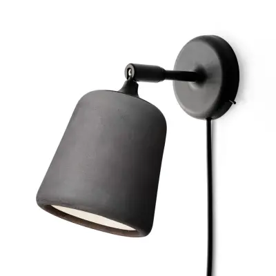 New Works - Material Vägglampa Dark Grey Concrete