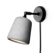 New Works - Material Vägglampa Light Grey Concrete