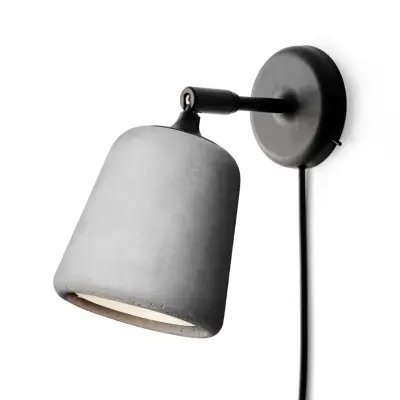 New Works - Material Vägglampa Light Grey Concrete