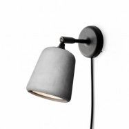 New Works Material vägglampa Light grey concrete