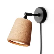 New Works - Material Vägglampa Natural Cork