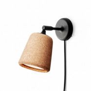 New Works Material vägglampa Natural cork
