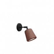 New Works - Material Vägglampa Smoked Oak New Works