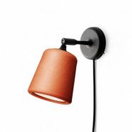 New Works Material vägglampa Terracotta