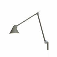 NJP vägglampa lång arm, mörkgrå 60cm