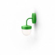 Noon Pan vägglampa frostad 10 cm Ljusgrön