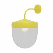 Noon Pan vägglampa klar 30 cm Gul