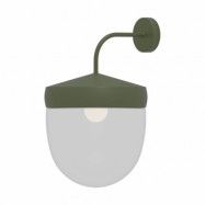 Noon Pan vägglampa klar 30 cm Militärgrön