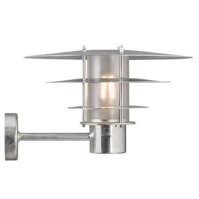 Nordlux - Bastian 35 Vägglampa Galvanised Nordlux