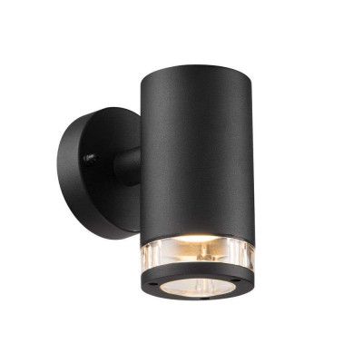 Nordlux - Birk Single Utomhus Vägglampa Black