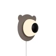 Nordlux - Bruna Bear vägglampa Brown