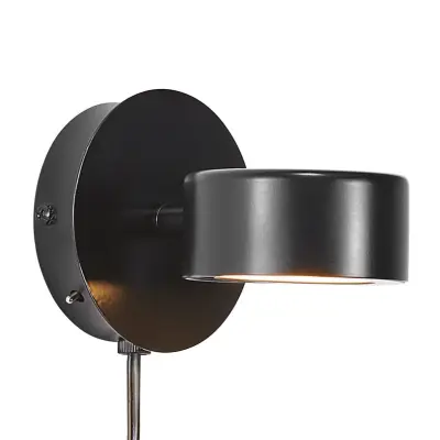 Nordlux - Clyde LED Vägglampa  Black