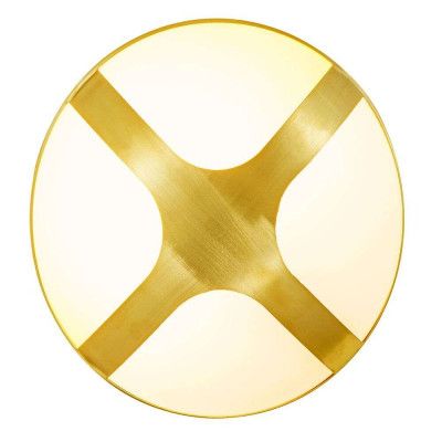 Nordlux - Cross 20 Vägglampa Brass