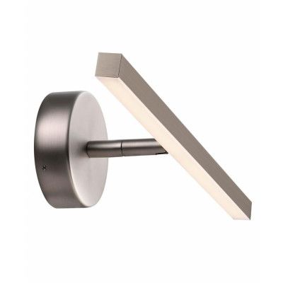 Nordlux - IP S13 40 LED Vägglampa Brushed Steel
