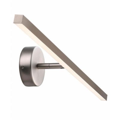Nordlux - IP S13 60 LED Vägglampa Brushed Steel