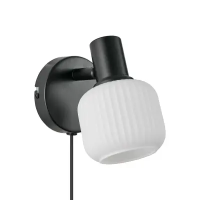 Nordlux - Milford Mini Vägglampa  Black