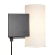 Nordlux - Mona LED Vägglampa 3-Step Black/Opal
