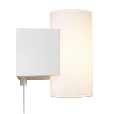 Nordlux - Mona LED Vägglampa 3-Step White/Opal